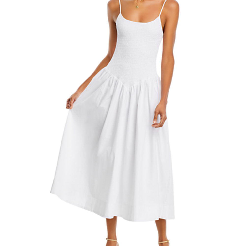 Lucy Paris Hazel Smocked Dropped Waist Dress